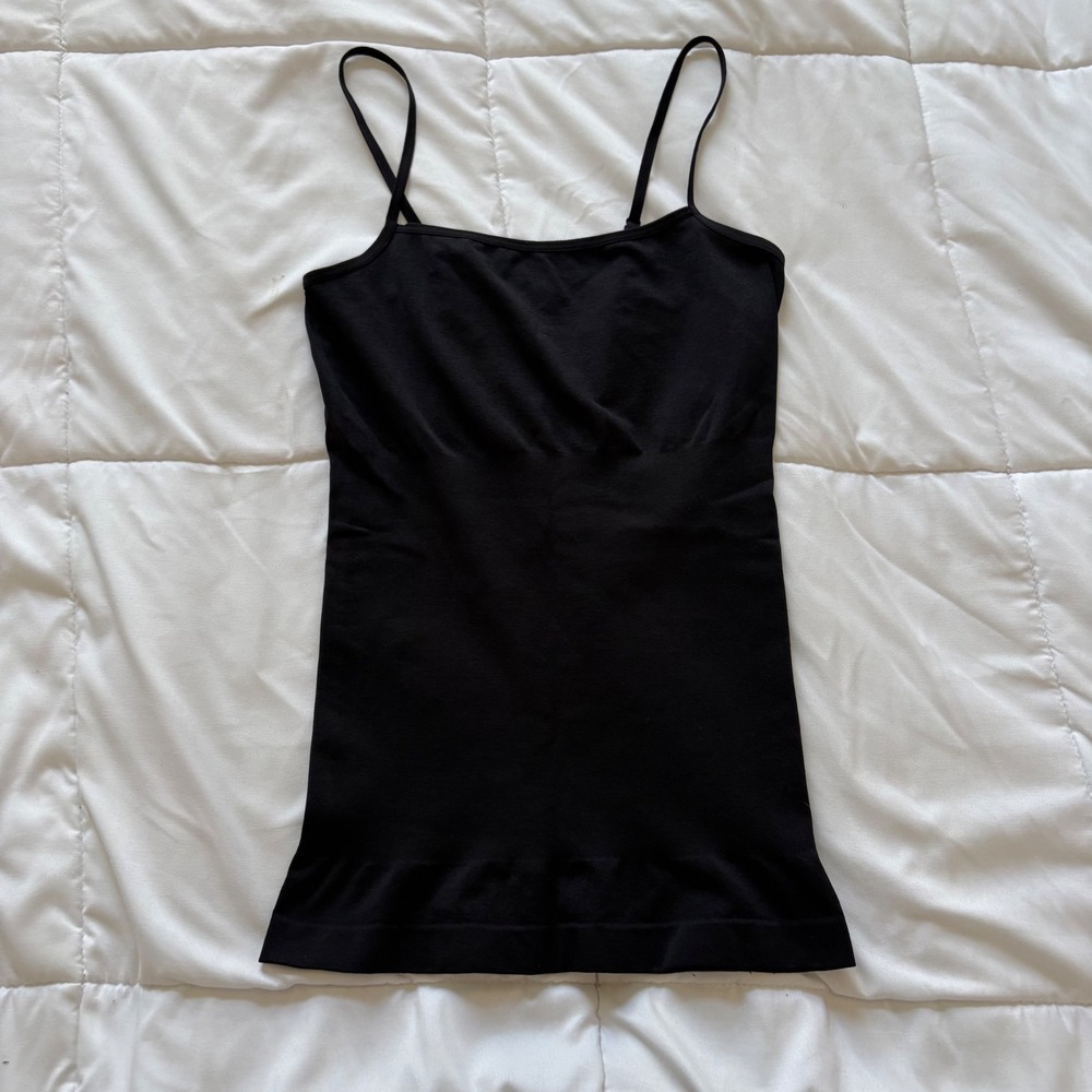 Skinnygirl Smoothers & Shapers Camisole Tank Top Set 2 Pack Black Gray Medium